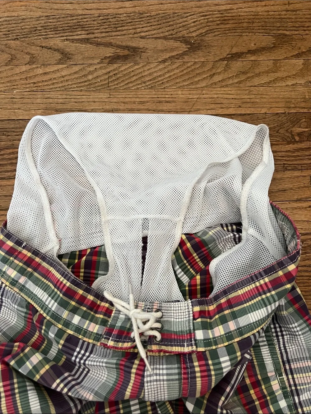 Boys Ralph Lauren Polo Plaid Swim Trunks - Multi-Color